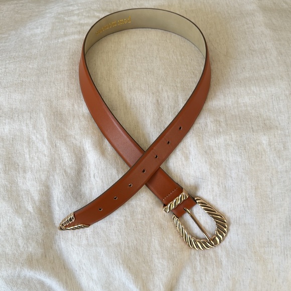 Petit moments Tan/cognac Belt with Gold Buckle - Picture 3 of 4